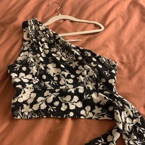 Free People one shoulder top